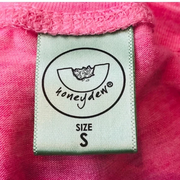 Honey Dew Pink T Shirt Women Size S - Picture 3 of 7